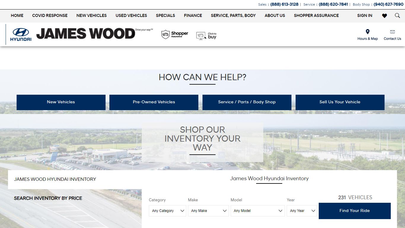 James Wood Hyundai in Decatur, TX Serving Fort Worth and Keller